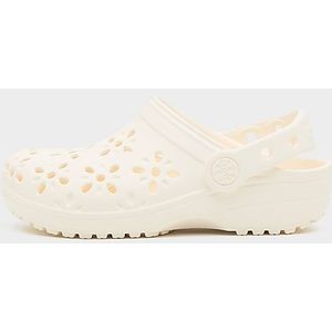 Crocs - Kids Classic Floral Cut Out - Sandaal - Chalk - Croslite