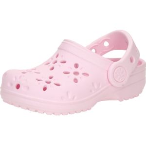 Crocs - Classic Floral Cut Out Clog - Pink Milk - Croslite Materiaal
