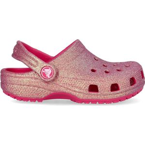 Crocs Classic Iridescent Glitter CgT Unisex Clogs Dragon Fruit