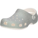 CROCS - Classic Iridescent Glitte - Sabots - Wit - Thermoplastisch