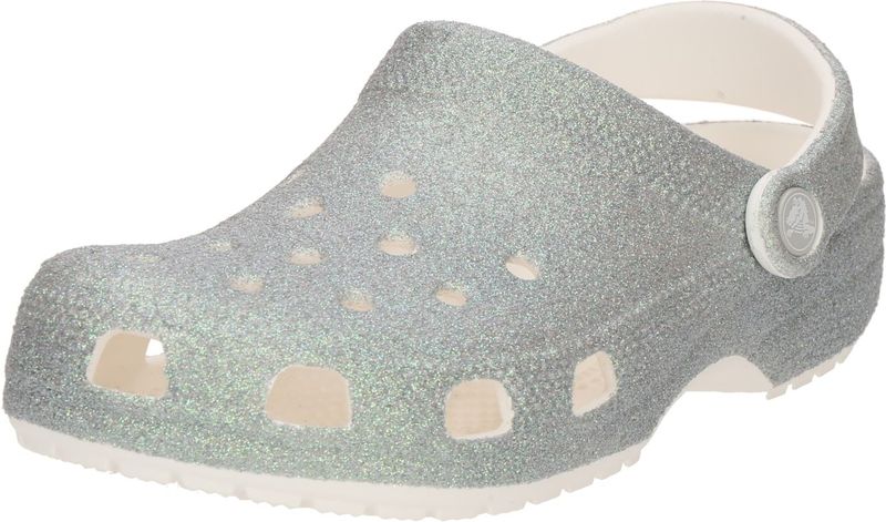 CROCS - Classic Iridescent Glitte - Sabots - Wit - Thermoplastisch