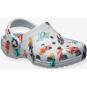 Crocs Kids Classic Race Cars Graphic Sandalen (Kinderen |grijs)