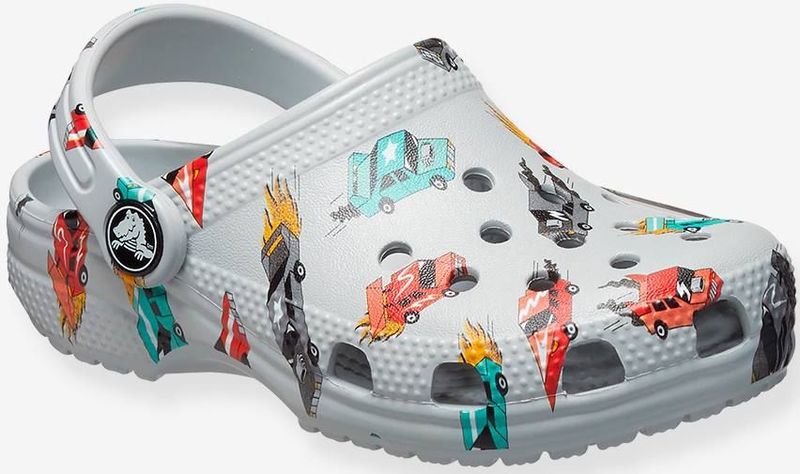 Crocs - Classic Race Cars - Baby Clogs - Grijs - Thermoplastisch (EVA)