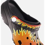 Crocs - Toddler Classic Flames - Klompen - Zwart / Multi - Croslite�™ Constructie