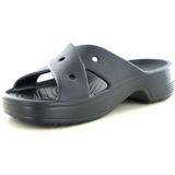 Crocs - Classic Cross Strap - Slipper - Zwart - Croslite™