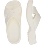 Crocs - Classic Cross Strap Slides - Slippers - Chalk - Croslite™