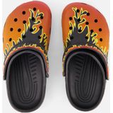 Crocs - Classic Flames - Sandaal - Zwart Multi - Croslite Materiaal