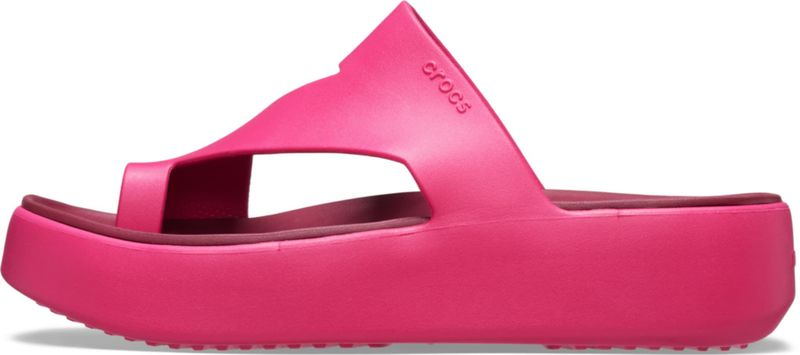 Crocs - Getaway Platform Toe Loop Slippers - Zwart - Vrijetijdsschoenen - Flexibel