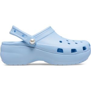 Klomp Crocs Women Classic Platform Pearl Clog Blue Calcite-Schoenmaat 34 - 35