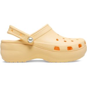 Crocs - Classic Platform - Klompen - Parelmoerkleurige Klinknagels