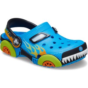 Crocs - Toddler Classic IAM Monster Truck - Klompen - Neon Ocean - Kinder