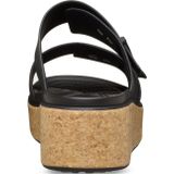 Crocs - Brooklyn Cork Buckle Sandalen - Black - Matlite™ - LiteRide™ Technologie