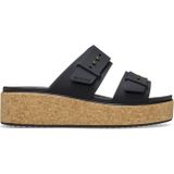 Crocs - Brooklyn Cork Buckle Sandalen - Black - Matlite™ - LiteRide™ Technologie