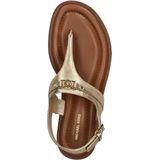 Teenslipper - Effen - Leer - Verstelbare Riemen - Platte Hak