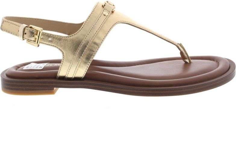 Teenslipper - Effen - Leer - Verstelbare Riemen - Platte Hak