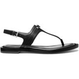 Teenslipper - Effen - Leer - Verstelbare Riemen - Platte Hak