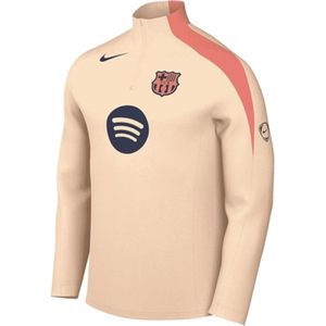 Nike - FC Barcelona Strike Trainingstrui - Oranje Donkerblauw - 1/4-Zip 2025-2026