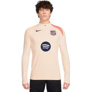 Nike - FC Barcelona Strike - Trainingstrui - Oranje Donkerblauw - 1/4-Zip 2025-2026