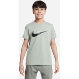 NIKE - b nsw si graphic tee - Sport T-shirt - Groen - Katoen