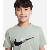 NIKE - b nsw si graphic tee - Sport T-shirt - Groen - Katoen