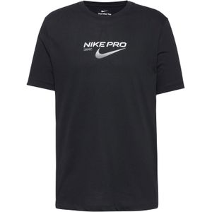 Nike - Pro Training - T-shirt - Zwart - Korte Mouw - Heren