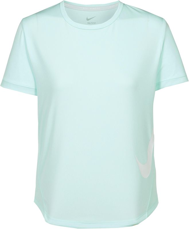 Nike - Tempo Swoosh - Hardloop T-shirt - Groen - Korte Mouw