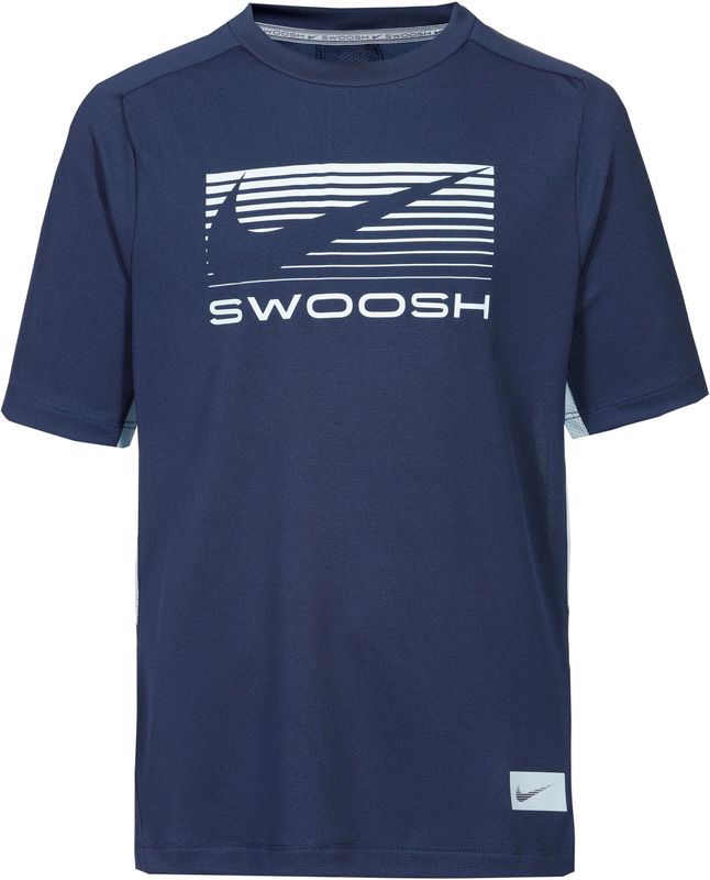 NIKE - Multi Big Kids - Dri-FIT SS Shirt - Blauw - Training T-shirt Korte Mouw