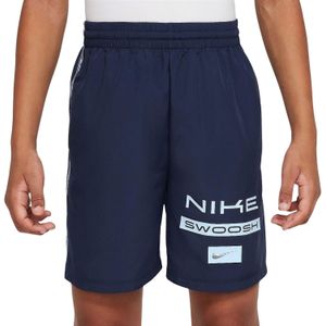 Nike - Multi Big Kids - Dri-FIT Shorts - Blauw - Trainingsbroek