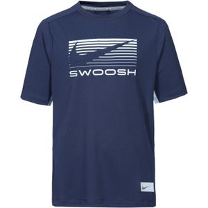 NIKE - Multi Big Kids - Dri-FIT SS Shirt - Blauw - Training T-shirt Korte Mouw