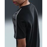 Nike - K NSW Tee Club+Poly 2 - Sport T-shirt - Zwart - Korte Mouw