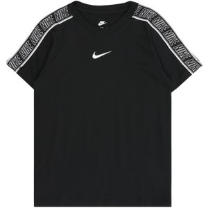 Nike - K NSW Tee Club+Poly 2 - Sport T-shirt - Zwart - Korte Mouw