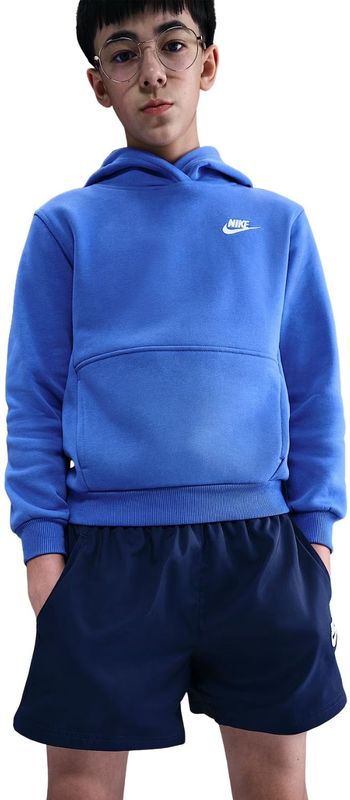 Nike - Sportswear Club Fleece - Hoodie - Blauw - Zacht Geborsteld Fleece