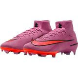 Nike - Mercurial Superfly 10 Elite - Voetbalschoenen - Roze - High Top - Stevige Ondergrond