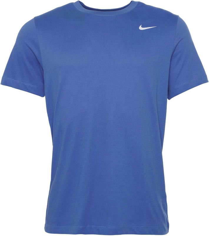NIKE - Dri-Fit - Fitness T-shirt - Blauw - Korte Mouw - Heren