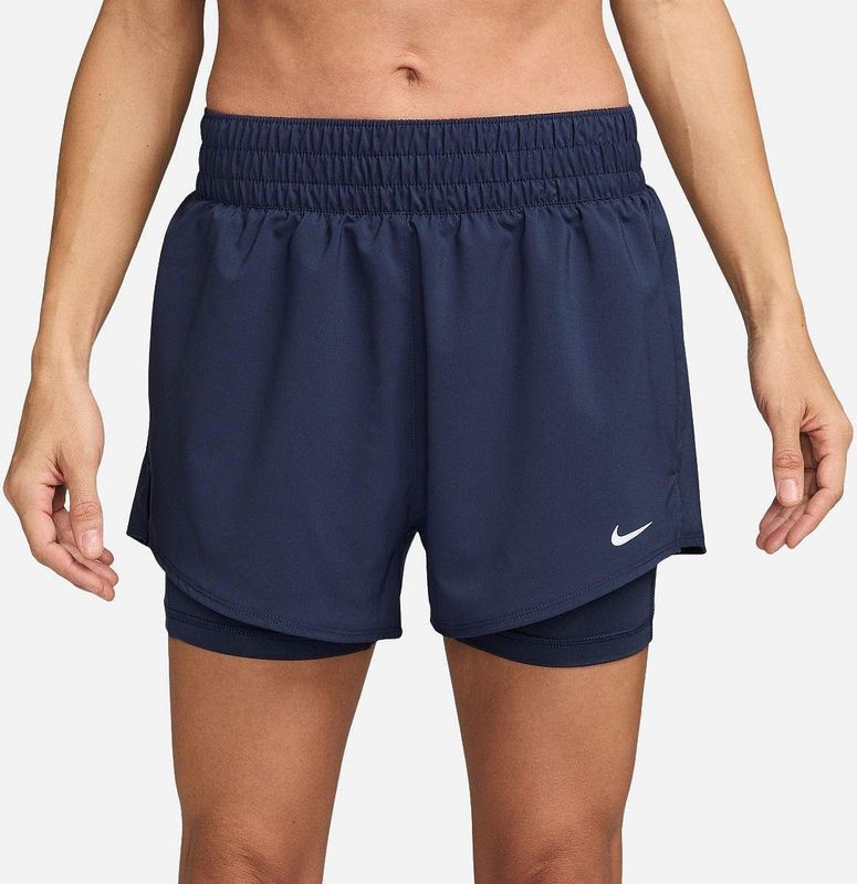 Nike - One Dri-Fit High-Waist 2 in 1 Short - Dames