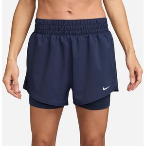 Nike One Dri-FIT 2-in-1 Shorts - Zwart - Polyester