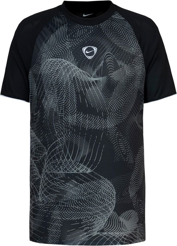 Nike - Academy+ Dri-fit - T-shirt - Zwart-multicolour - Korte Mouw