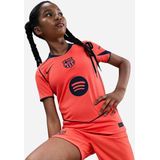 FC Barcelona - 2025/26 Stadium Derde - Voetbalshirt - Oranje - Dri-FIT voor Kids