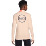 Nike - FC Barcelona Strike - Trainingstrui - Oranje Donkerblauw - 1/4-Zip 2025-2026 Kids