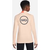 Nike - FC Barcelona Strike - Trainingstrui - Oranje Donkerblauw - 1/4-Zip 2025-2026 Kids