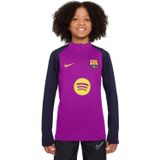 Nike - Fc Barcelona Strike - Kinder Trainingstrui - Felpaars - 1/4-zip