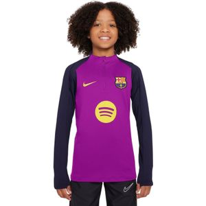 Nike - Fc Barcelona Strike - Kinder Trainingstrui - Felpaars - 1/4-zip