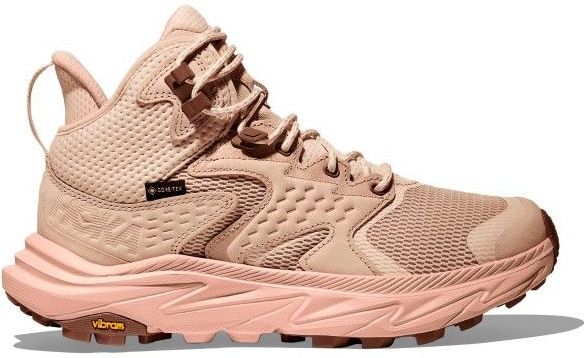 Hoka - Anacapa 2 Mid GTX W - Wandelschoenen - Beige - Gemaakt van Gerecycled Polyester