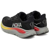 HOKA - Bondi 9 - Hardloopschoenen - Zwart - Technisch Gebreid Mesh