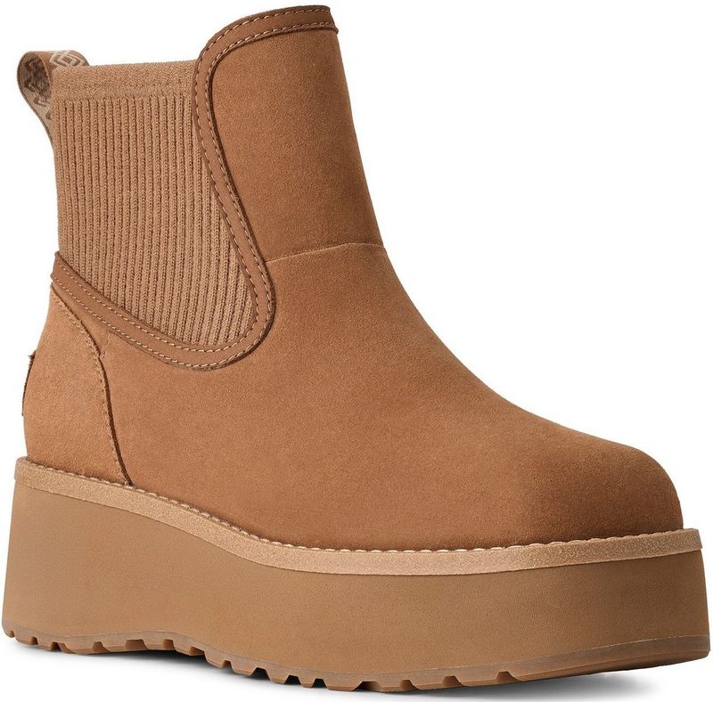 UGG - Cityfunc Chelsea - Enkellaars - Chestnut - Waterafstotend Suède