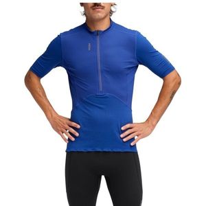 Hoka - SkyBreeze Short Sleeve Zip - T-shirt - Ultramarine - Voor Heren