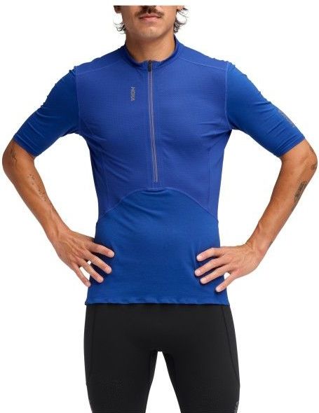 Hoka - SkyBreeze Short Sleeve Zip - T-shirt - Ultramarine - Voor Heren