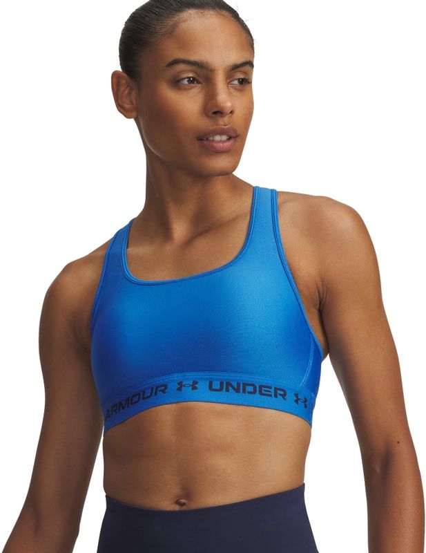 Under Armour - Mid Crossback - Sportbeha - Sneldrogend - Vochtafvoerend - Zwart