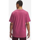 Under Armour Sportstyle Left Chest S/S Sportshirt (Heren |roze)