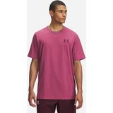 Under Armour Sportstyle Left Chest S/S Sportshirt (Heren |roze)